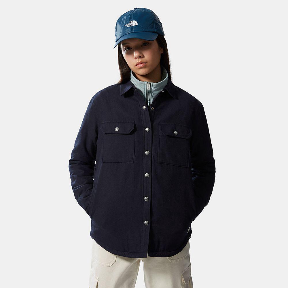 The North Face Campshire Γυναικεια Πουκάμισα - Σκουρο Μπλε (KDFA21573)